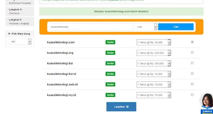  Tutorial Membeli Domain di Exabytes