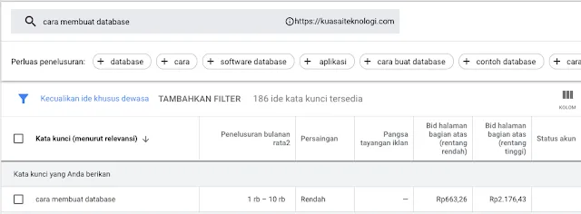 Membuat Database dan Tabel Database di XAMPP Phpmyadmin