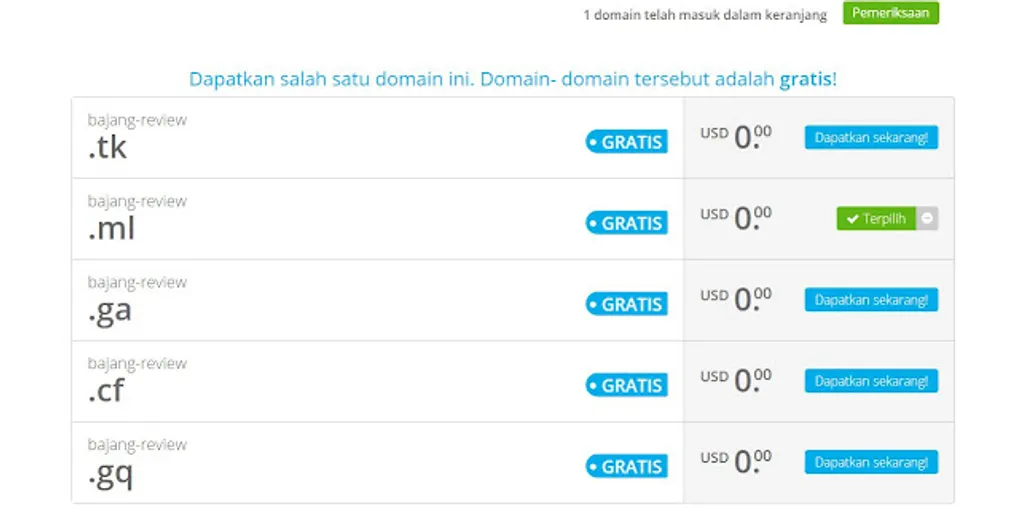 Tips dan Trik Mendapatkan Domain Gratis Selama 1 Tahun: 100% Bisa 