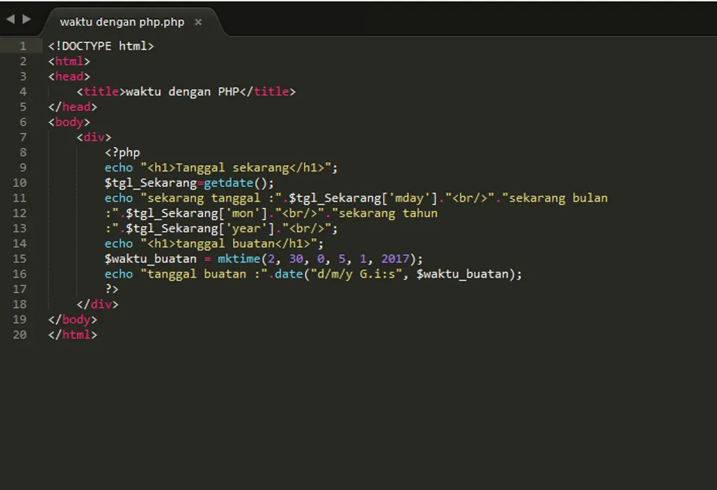 Working with Date and Time in PHP